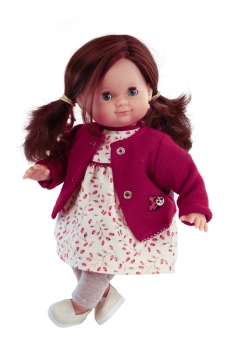 Kleidung zu Puppe Schlummerle 32 cm, Kleidung mit Hagebuttendruck